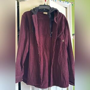 Vans Hooded Flannel Jacket